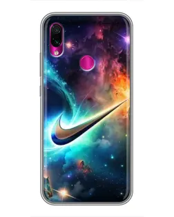 Чехол для Xiaomi Redmi Note 7 с картинкой «Космический Nike Swoosh» Чехол для Xiaomi Redmi Note 7 с картинкой «Космический Nike Swoosh»