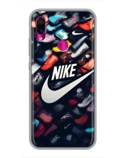 Чехол для Xiaomi Redmi Note 7 с картинкой «Коллекция кроссовок Nike» Чехол для Xiaomi Redmi Note 7 с картинкой «Коллекция кроссовок Nike»