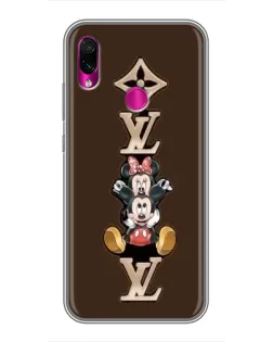 Чехол для Xiaomi Redmi Note 7 с картинкой «LV и Микки Маус» Чехол для Xiaomi Redmi Note 7 с картинкой «LV и Микки Маус»