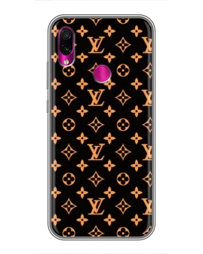 Чохол для Xiaomi Redmi Note 7 з картинкою «Золота монограма LV» Чохол для Xiaomi Redmi Note 7 з картинкою «Золота монограма LV»