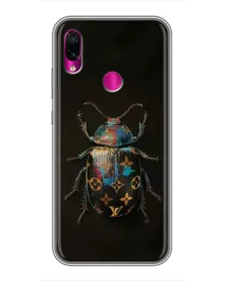 Чохол для Xiaomi Redmi Note 7 з картинкою «LV — мармуровий принт»