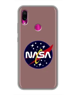 Чехол для Xiaomi Redmi Note 7 с картинкой «NASA — ретро космос» Чехол для Xiaomi Redmi Note 7 с картинкой «NASA — ретро космос»