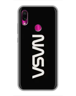 Чехол для Xiaomi Redmi Note 7 с картинкой «NASA — вертикальный логотип» Чехол для Xiaomi Redmi Note 7 с картинкой «NASA — вертикальный логотип»