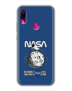 Чехол для Xiaomi Redmi Note 7 с картинкой «NASA — лунная миссия» Чехол для Xiaomi Redmi Note 7 с картинкой «NASA — лунная миссия»