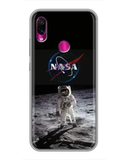 Чехол для Xiaomi Redmi Note 7 с картинкой «Астронавт на Луне» Чехол для Xiaomi Redmi Note 7 с картинкой «Астронавт на Луне»