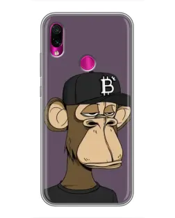 Чехол для Xiaomi Redmi Note 7 с картинкой «Bored Ape в кепке» Чехол для Xiaomi Redmi Note 7 с картинкой «Bored Ape в кепке»