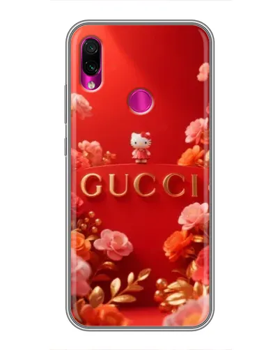 Чохол для Xiaomi Redmi Note 7 з картинкою «Gucci — золотий сад»