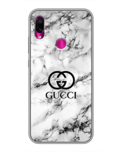 Чохол для Xiaomi Redmi Note 7 з картинкою «Gucci — мармуровий шик»
