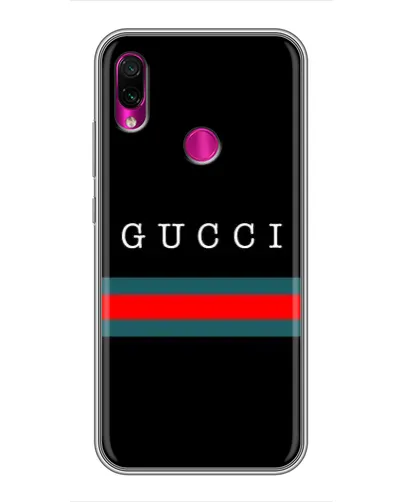 Чохол для Xiaomi Redmi Note 7 з картинкою «Gucci — червоний пояс»