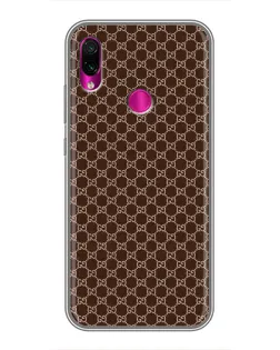 Чохол для Xiaomi Redmi Note 7 з картинкою «Gucci — шоколадна сітка»