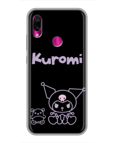 Чохол для Xiaomi Redmi Note 7 з картинкою «Kuromi — чорний мінімалізм» Чохол для Xiaomi Redmi Note 7 з картинкою «Kuromi — чорний мінімалізм»