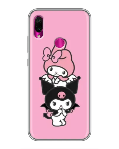 Чохол для Xiaomi Redmi Note 7 з картинкою «My Melody та Kuromi» Чохол для Xiaomi Redmi Note 7 з картинкою «My Melody та Kuromi»