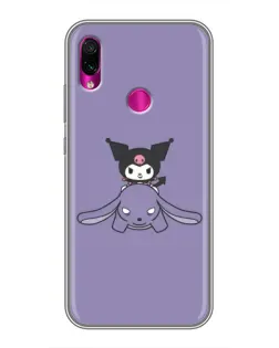 Чохол для Xiaomi Redmi Note 7 з картинкою «Kuromi на ліловому фоні» Чохол для Xiaomi Redmi Note 7 з картинкою «Kuromi на ліловому фоні»