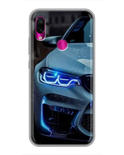 Чохол для Xiaomi Redmi Note 7 з картинкою «Погляд BMW з синіми фарами» Чохол для Xiaomi Redmi Note 7 з картинкою «Погляд BMW з синіми фарами»