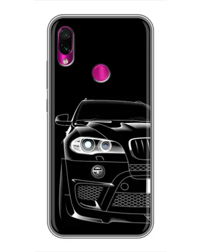 Чохол для Xiaomi Redmi Note 7 з картинкою «Темний силует BMW» Чохол для Xiaomi Redmi Note 7 з картинкою «Темний силует BMW»