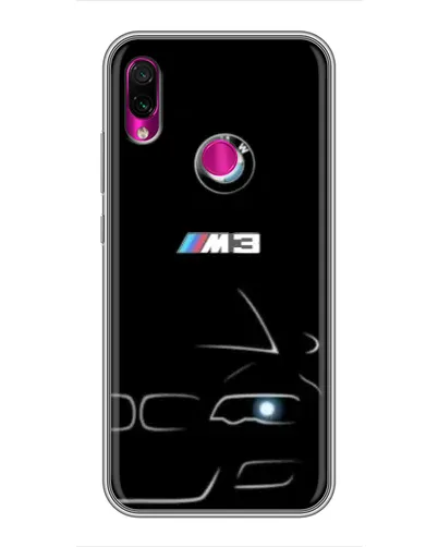 Чохол для Xiaomi Redmi Note 7 з картинкою «Мінімалістичний принт BMW M3» Чохол для Xiaomi Redmi Note 7 з картинкою «Мінімалістичний принт BMW M3»