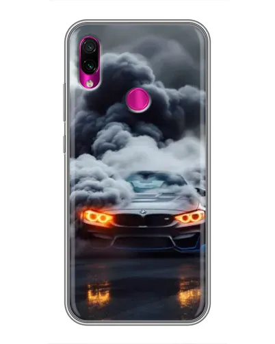 Чохол для Xiaomi Redmi Note 7 з картинкою «BMW у диму» Чохол для Xiaomi Redmi Note 7 з картинкою «BMW у диму»