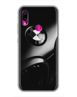 Чохол для Xiaomi Redmi Note 7 з картинкою «Емблема BMW — макро»