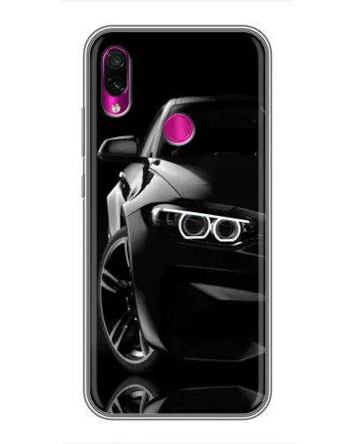 Чехол для Xiaomi Redmi Note 7 с картинкой «Черная BMW — профиль» Чехол для Xiaomi Redmi Note 7 с картинкой «Черная BMW — профиль»