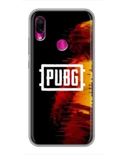 Чохол для Xiaomi Redmi Note 7 з картинкою «Яскравий логотип PUBG»