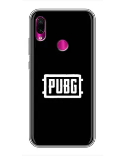 Чохол для Xiaomi Redmi Note 7 з картинкою «Лого BMW — металевий блиск»