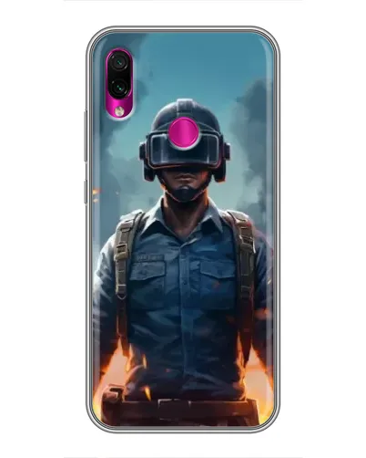 Чохол для Xiaomi Redmi Note 7 з картинкою «PUBG — реалістичний герой»