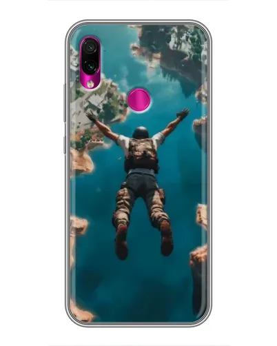 Чохол для Xiaomi Redmi Note 7 з картинкою «PUBG — вільне падіння»