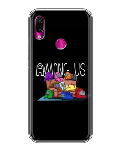 Чехол для Xiaomi Redmi Note 7 с картинкой «Логотип Among Us» Чехол для Xiaomi Redmi Note 7 с картинкой «Логотип Among Us»