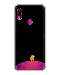 Чехол для Xiaomi Redmi Note 7 с картинкой «Одинокий герой на планете»