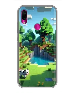 Чохол для Xiaomi Redmi Note 7 з картинкою «Minecraft літній день»