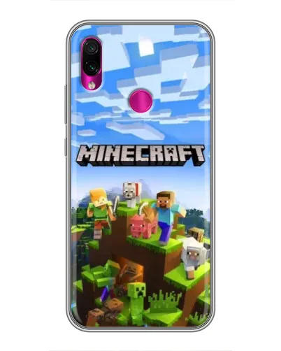 Чохол для Xiaomi Redmi Note 7 з картинкою «Minecraft класичний світ» Чохол для Xiaomi Redmi Note 7 з картинкою «Minecraft класичний світ»