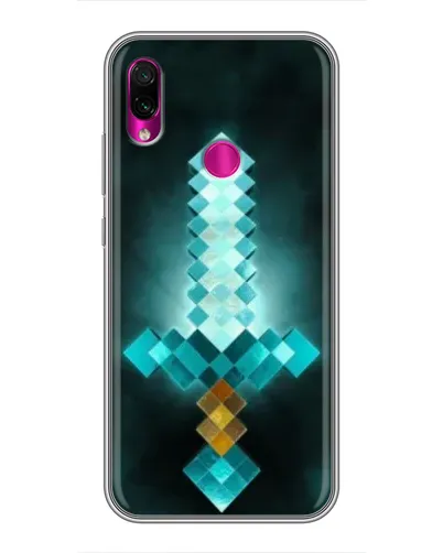 Чохол для Xiaomi Redmi Note 7 з картинкою «Алмазний меч неон» Чохол для Xiaomi Redmi Note 7 з картинкою «Алмазний меч неон»