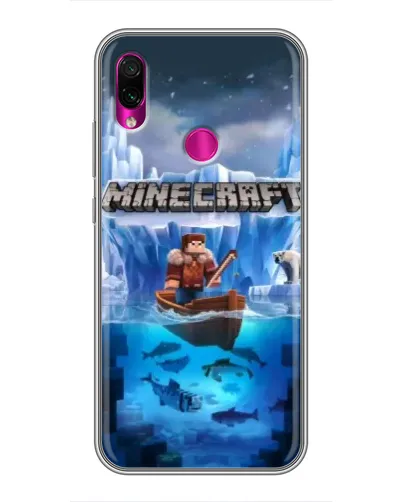 Чохол для Xiaomi Redmi Note 7 з картинкою «Minecraft льодянийсвіт» Чохол для Xiaomi Redmi Note 7 з картинкою «Minecraft льодянийсвіт»