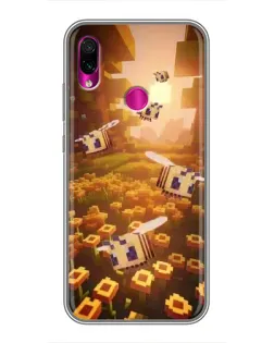 Чохол для Xiaomi Redmi Note 7 з картинкою «Поле соняшників»