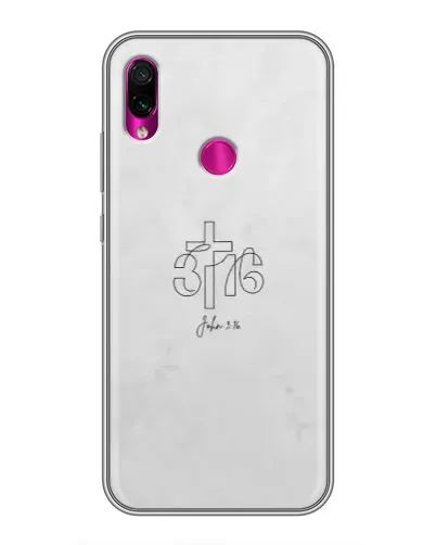 Чохол для Xiaomi Redmi Note 7 з картинкою «Івана 3:16 Хрест» Чохол для Xiaomi Redmi Note 7 з картинкою «Івана 3:16 Хрест»