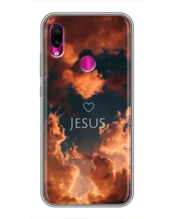Чохол для Xiaomi Redmi Note 7 з картинкою «Сяйво Імені Jesus»