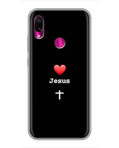 Чохол для Xiaomi Redmi Note 7 з картинкою «Серце - Jesus» Чохол для Xiaomi Redmi Note 7 з картинкою «Серце - Jesus»