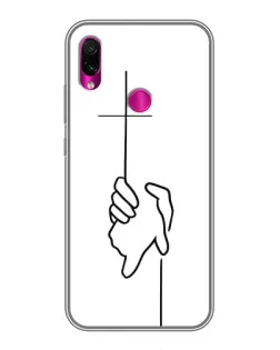 Чохол для Xiaomi Redmi Note 7 з картинкою «Рука тримає»
