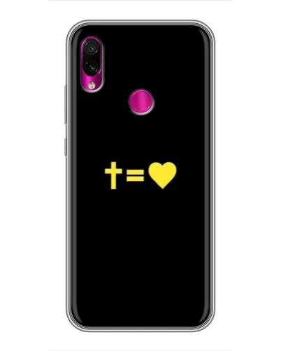 Чохол для Xiaomi Redmi Note 7 з картинкою «Серце та Хрест» Чохол для Xiaomi Redmi Note 7 з картинкою «Серце та Хрест»