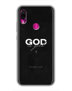 Чохол для Xiaomi Redmi Note 7 з картинкою «GOD — Бог над усім»