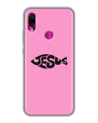Чохол для Xiaomi Redmi Note 7 з картинкою «Рожевий символ Jesus» Чохол для Xiaomi Redmi Note 7 з картинкою «Рожевий символ Jesus»