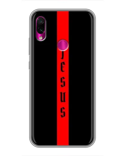 Чохол для Xiaomi Redmi Note 7 з картинкою «Червона лінія віри» Чохол для Xiaomi Redmi Note 7 з картинкою «Червона лінія віри»
