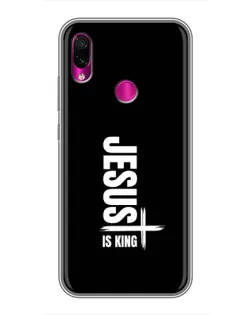 Чохол для Xiaomi Redmi Note 7 з картинкою «Вертикаль віри Jesus»