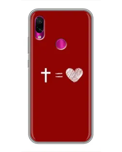 Чехол для Xiaomi Redmi Note 7 с картинкой «Уравнение любви» Чехол для Xiaomi Redmi Note 7 с картинкой «Уравнение любви»