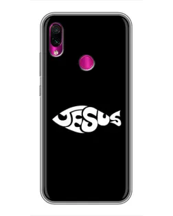 Чехол для Xiaomi Redmi Note 7 с картинкой «Рыба Jesus» Чехол для Xiaomi Redmi Note 7 с картинкой «Рыба Jesus»