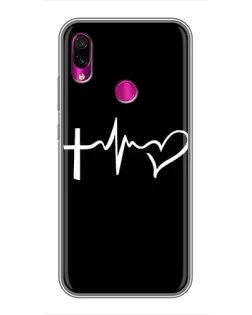 Чехол для Xiaomi Redmi Note 7 с картинкой «Пульс веры» Чехол для Xiaomi Redmi Note 7 с картинкой «Пульс веры»