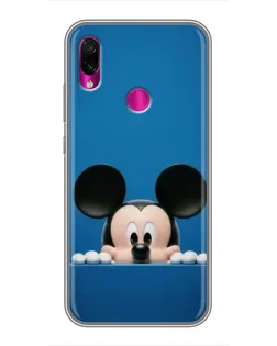 Чехол для Xiaomi Redmi Note 7 с картинкой «Микки выглядывает» Чехол для Xiaomi Redmi Note 7 с картинкой «Микки выглядывает»