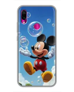 Чехол для Xiaomi Redmi Note 7 с картинкой «Mickey и мыльные пузыри» Чехол для Xiaomi Redmi Note 7 с картинкой «Mickey и мыльные пузыри»