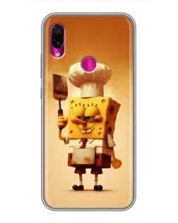 Чехол для Xiaomi Redmi Note 7 с картинкой «Губка Боб повар» Чехол для Xiaomi Redmi Note 7 с картинкой «Губка Боб повар»