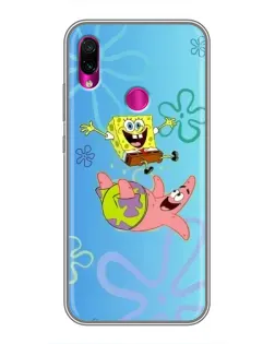 Чехол для Xiaomi Redmi Note 7 с картинкой «Спанч Боб и Патрик» Чехол для Xiaomi Redmi Note 7 с картинкой «Спанч Боб и Патрик»